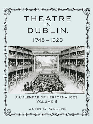 cover image of Theatre in Dublin, 1745&#8211;1820